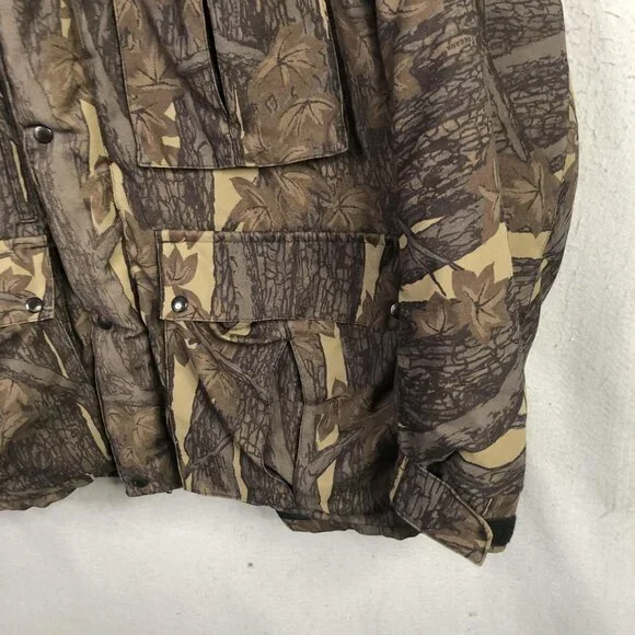 Gander Mountain Quiet+ Jacket Mens Extra Large Camo Hunting Insulated Made USA